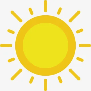 阳光明媚的图标免抠