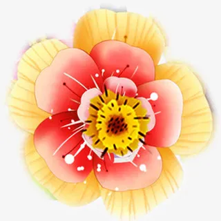 黄色鲜花花朵花卉免抠