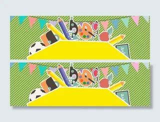 彩色卡通背景高清