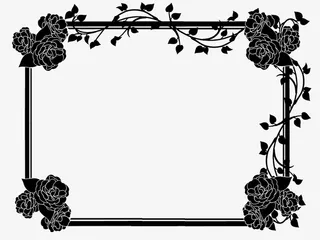 花藤复古欧式边框免抠
