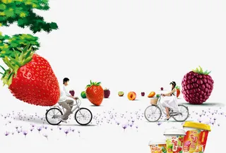 大果粒牛奶免抠