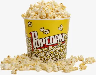 桶装爆米花免抠