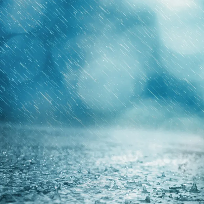 唯美下雨背景高清