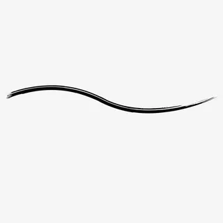 矢量水墨分割线弯曲细线免抠