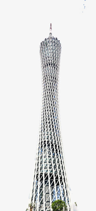 广州塔写真免抠