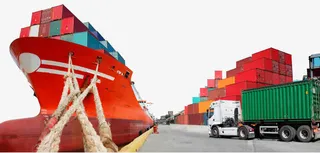 海上运输物流免抠