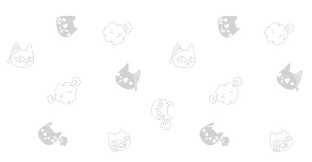 卡通猫漂浮png素材免抠