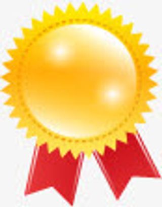 金色圆形奖牌中秋免抠