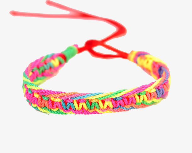 端午五彩绳手链免抠