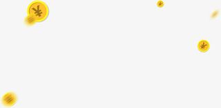 免抠透明金币漂浮免抠