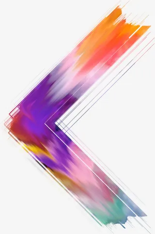 彩色渐变元素免抠