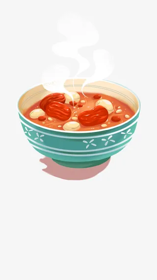 卡通腊八粥装饰元素免抠