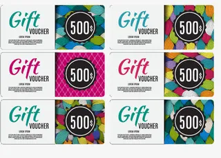 绚丽色块卡片背景矢量素材