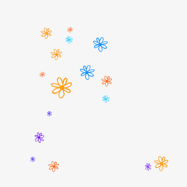 漂浮的花免抠