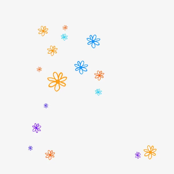 漂浮的花免抠