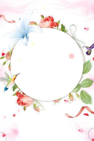 春意怏然唯美春天春季PSD分层高清