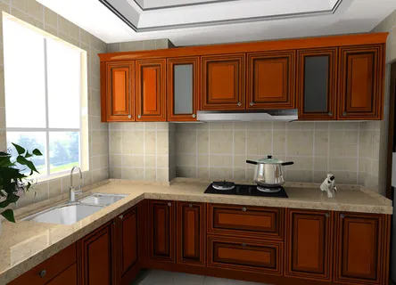 橱柜组合厨房设计背景高清