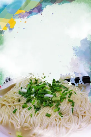 鱼汤面海报背景素材高清