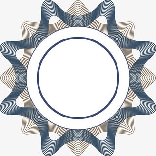 波浪纹线条装饰免抠