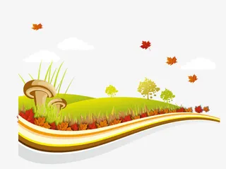 秋天的景象免抠