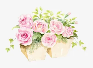 石头里的玫瑰图片素材免抠