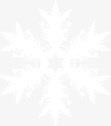 白色手绘冬季雪花免抠