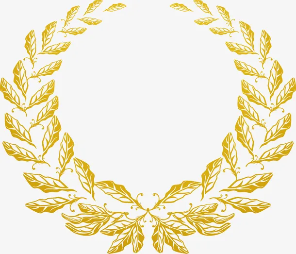 矢量金色稻子谷物素材图免抠