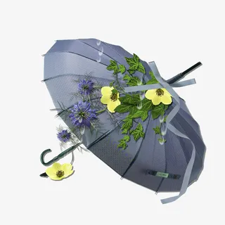 鲜花雨伞免抠