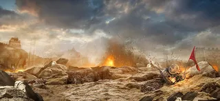 游戏合成背景海报图高清