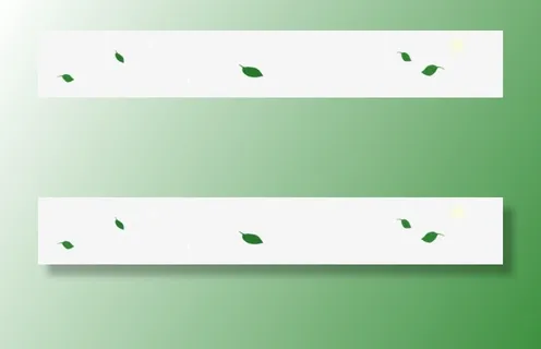 春天绿叶飘飘免扣png元素免抠漂浮叶子元素