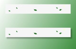 春天绿叶飘飘免扣png元素免抠漂浮叶子元素