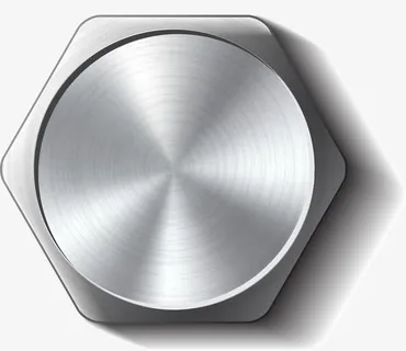 银色金属拉丝螺丝帽免抠