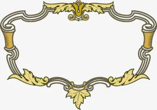 装饰花纹边框免抠