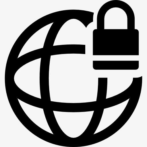 全球网络的保护图标免抠
