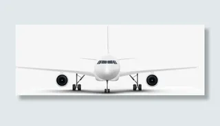 矢量手绘飞机免抠