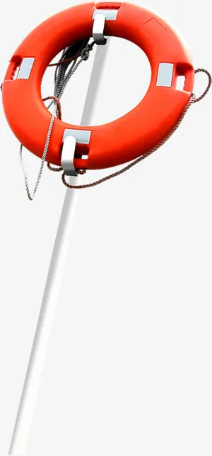 红色高清夏季游泳圈免抠