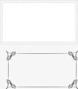 流程斜线边框免抠