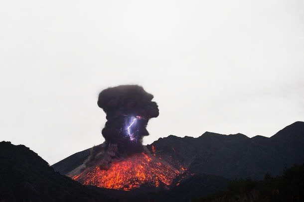 火山图片免抠