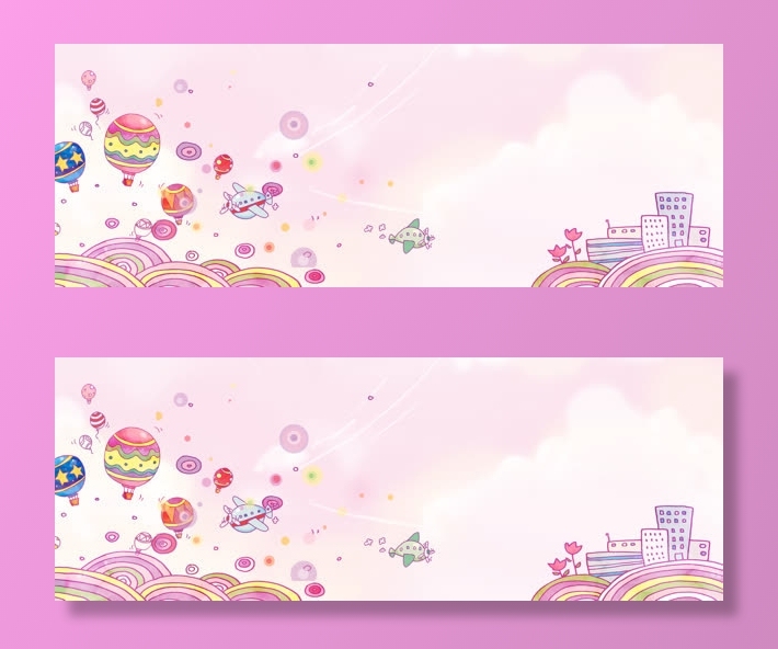 浪漫二次元女装女性护理产品背景免抠