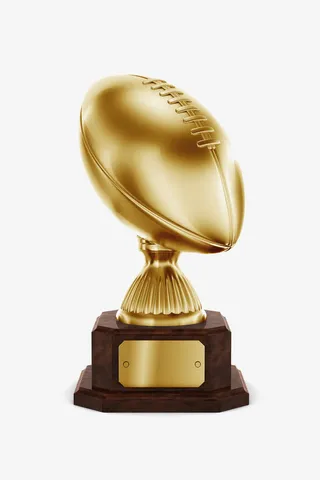 橄榄球奖杯免抠