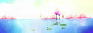 水墨背景海报
