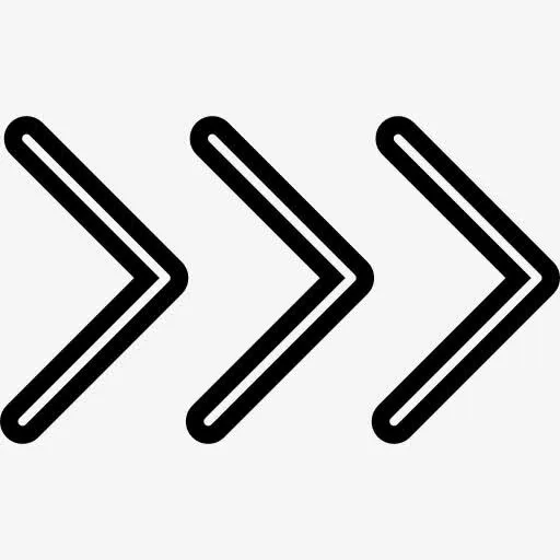 三字形箭头指向正确的图标免抠