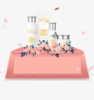 化妆品促销宣传海报背景素材