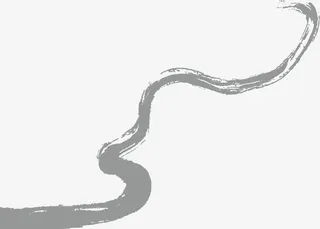 飘扬线条墨迹图片免抠