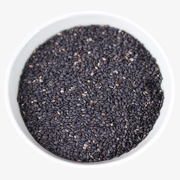 炒熟黑芝麻免抠