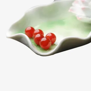 红色精致南红玛瑙手链珠免抠