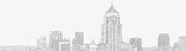 铅笔手绘城市建筑免抠