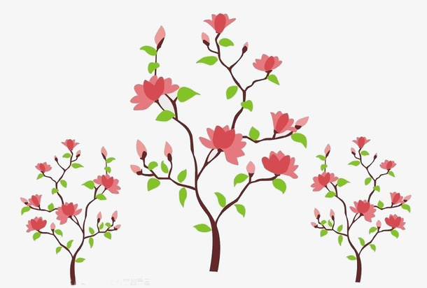 三株花草免抠
