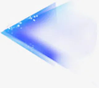 蓝色星光箭头免抠