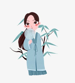 古代人物国潮风潮年新年免抠